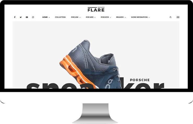 Sneaker e-commerce website